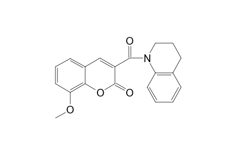 3-(3,4-dihydro-2H-quinolin-1-ylcarbonyl)-8-methoxy-chromen-2-one