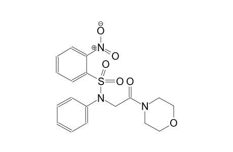 N-[2-(4-morpholinyl)-2-oxoethyl]-2-nitro-N-phenylbenzenesulfonamide