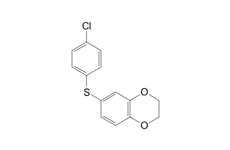6-((4-Chlorophenyl)thio)-2,3-dihydrobenzo[b][1,4]dioxine
