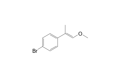 1-Bromanyl-4-[(E)-1-methoxyprop-1-en-2-yl]benzene