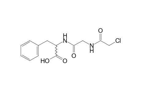 N-[N-(2-Chloroacetyl)glycyl]-D,L-3-phenylalanine