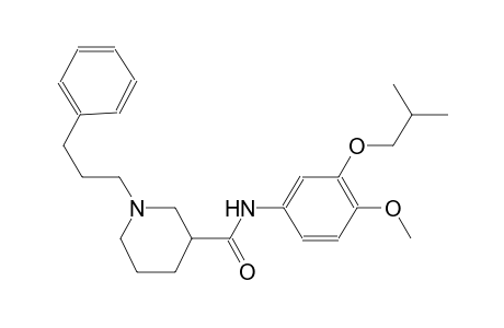 3-piperidinecarboxamide, N-[4-methoxy-3-(2-methylpropoxy)phenyl]-1-(3-phenylpropyl)-