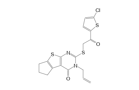 3-allyl-2-{[2-(5-chloro-2-thienyl)-2-oxoethyl]sulfanyl}-3,5,6,7-tetrahydro-4H-cyclopenta[4,5]thieno[2,3-d]pyrimidin-4-one