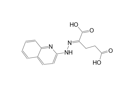 (2E)-2-(2-quinolinylhydrazono)pentanedioic acid