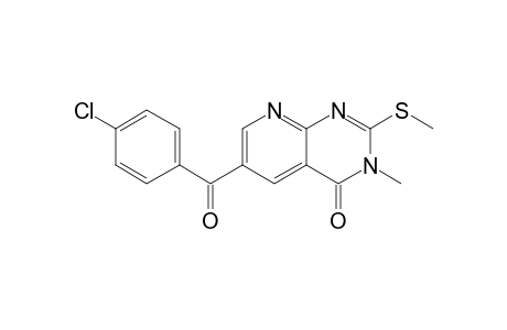 6-(4-Chlorobenzoyl)-3-methyl-2-(methylthio)pyrido[2,3-d]pyrimidin-4-one