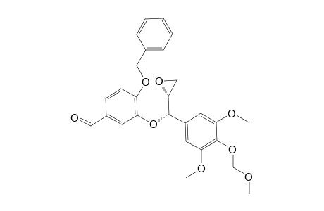 3-[(S)-[3,5-dimethoxy-4-(methoxymethoxy)phenyl]-[(2R)-2-oxiranyl]methoxy]-4-phenylmethoxybenzaldehyde