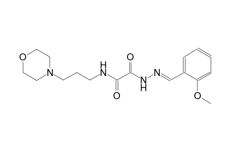 2-[(2E)-2-(2-methoxybenzylidene)hydrazino]-N-[3-(4-morpholinyl)propyl]-2-oxoacetamide