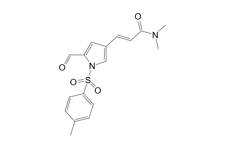 (E)-3-{5-formyl-[1-(4-methylphenylsulfonyl]-1H-pyrrol-3-yl}-N,N-dimethylprop-2-enamide