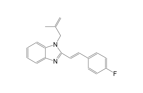 1H-benzimidazole, 2-[(E)-2-(4-fluorophenyl)ethenyl]-1-(2-methyl-2-propenyl)-