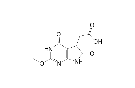 2-(2-Methoxy-4,6-dioxo-5,7-dihydro-1H-pyrrolo[2,3-d]pyrimidin-5-yl)acetic acid