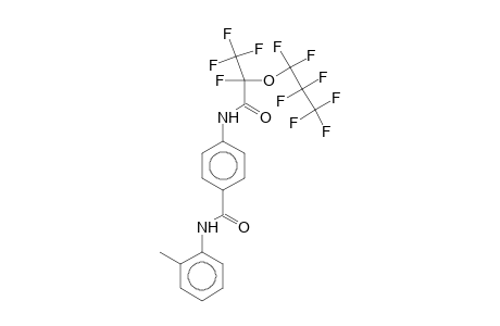 N-(2-methylphenyl)-4-[[2,3,3,3-tetrafluoro-2-(1,1,2,2,3,3,3-heptafluoropropoxy)-1-oxopropyl]amino]benzamide