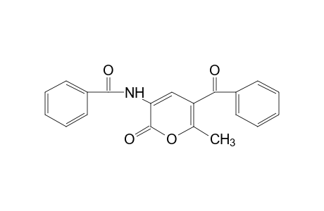 N-(5-BENZOYL-6-METHYL-2-OXO-2H-PYRAN-3-YL)BENZAMIDE