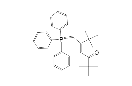 2,2,6,6-Tetramethyl-5-[(triphenylphosphoranylidene)methyl]-4-hepten-3-one