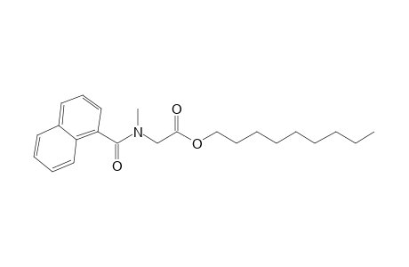 Sarcosine, N-(1-naphthoyl)-, nonyl ester