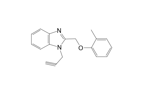 1H-1,3-Benzimidazole, 2-[(2-methylphenoxy)methyl]-1-(2-propynyl)-