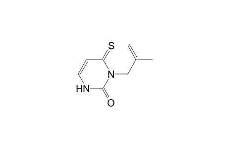 2(1H)-Pyrimidinone, 3,6-dihydro-1-(2-methyl-2-propenyl)-6-thioxo-
