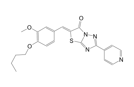 thiazolo[3,2-b][1,2,4]triazol-6(5H)-one, 5-[(4-butoxy-3-methoxyphenyl)methylene]-2-(4-pyridinyl)-, (5Z)-