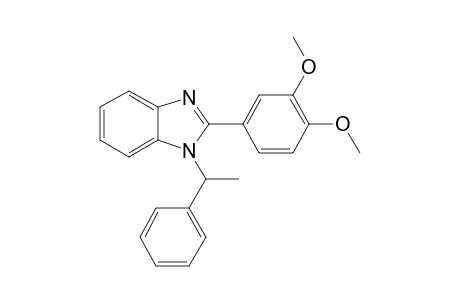 2-(3,4-Dimethoxyphenyl)-1-(1-phenylethyl)-1H-benzimidazole
