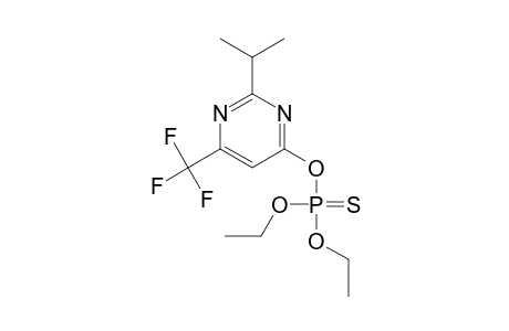 Phosphorothioic acid, O,O-diethyl O-[2-(1-methylethyl)-6-(trifluoromethyl)-4-pyrimidinyl] ester