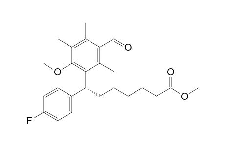 Methyl (R)-7-(4-Fluorophenyl)-7-(3-formyl-6-methoxy-2,4,5-trimethylphenyl)heptanoate
