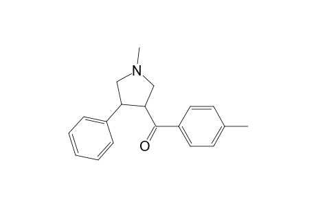 1-Methyl-3-para-methylbenzoyl-4-phenylpyrrolidine (3,4-trans)