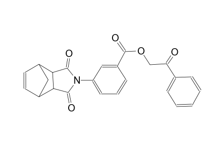 2-oxo-2-phenylethyl 3-(1,3-dioxo-3a,4,7,7a-tetrahydro-1H-4,7-methanoisoindol-2(3H)-yl)benzoate