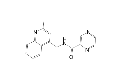 N-[(2-methyl-4-quinolinyl)methyl]-2-pyrazinecarboxamide