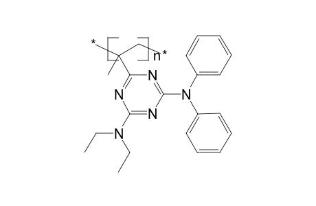 Poly(2-diethylamino-4-diphenylamino-6-isopropenyl-1,3,5-triazine)