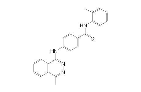 N-(2-methylphenyl)-4-[(4-methyl-1-phthalazinyl)amino]benzamide