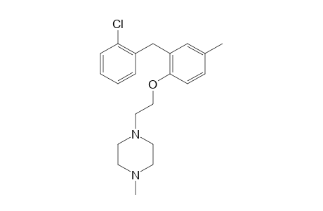 1-(2-(2-(2-Chlorobenzyl)-4-methylphenoxy)ethyl)-4-methylpiperazine