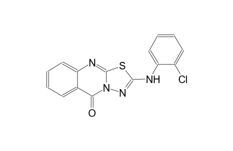 5H-[1,3,4]thiadiazolo[2,3-b]quinazolin-5-one, 2-[(2-chlorophenyl)amino]-