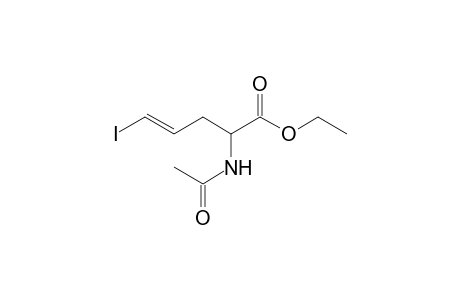 (E)-2-acetamido-5-iodo-4-pentenoic acid ethyl ester