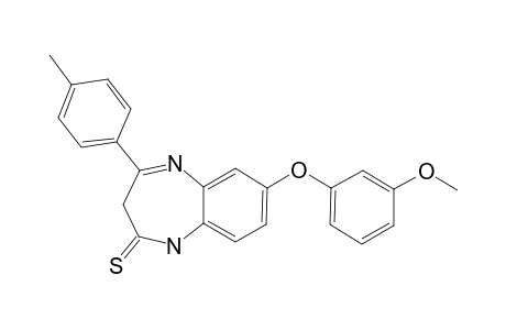 2,3-DIHYDRO-4-(PARA-METHYLPHENYL)-7-(META-METHOXYPHENOXY)-(1H)-1,5-BENZODIAZEPINE-2-THIONE