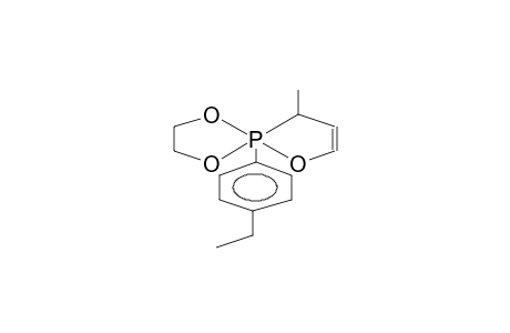 2-(4-ETHYLPHENYL)-2,2-ETHYLENEDIOXY-3-METHYL-1,2-OXAPHOSPHOL-4-ENE