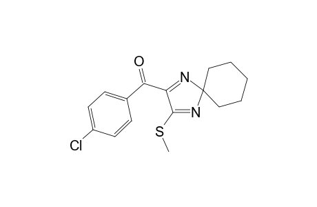 4-(p-Chlorobenzoyl)-5-methylthio-2,2-cyclopentamethyleneisoimidazole