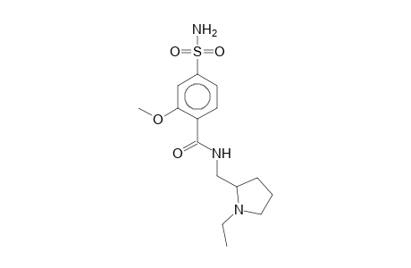 4-(Aminosulfonyl)-N-[(1-ethyl-2-pyrrolidinyl)methyl]-2-methoxybenzamide