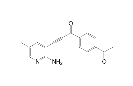 1-(4-acetylphenyl)-3-(2-amino-5-methyl-3-pyridinyl)-2-propyn-1-one