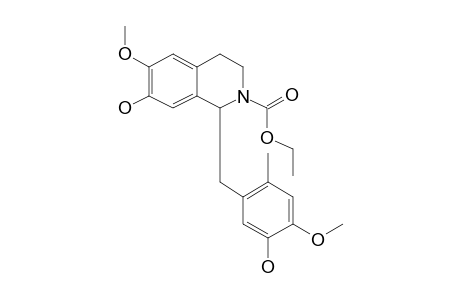 N-Carbethoxy-N-demethyl-6'-methyl-reticuline