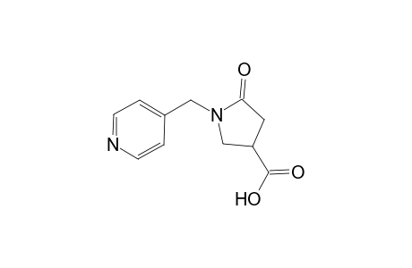 3-Pyrrolidinecarboxylic acid, 5-oxo-1-(4-pyridinylmethyl)-