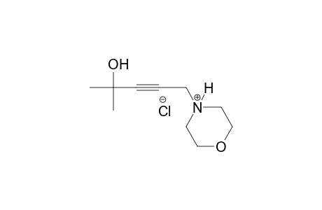 morpholinium, 4-(4-hydroxy-4-methyl-2-pentynyl)-, chloride