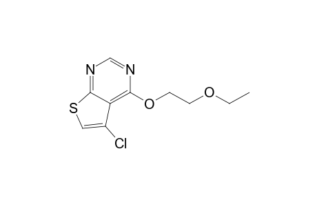 Thieno[2,3-d]pyrimidine, 5-chloro-4-(2-ethoxyethoxy)-