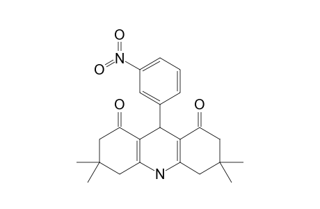 3,3,6,6-TETRAMETHYL-9-(3-NITROPHENYL)-1,8-DIOXO-1,2,3,4,5,6,7,8,9,10-DECAHYDROACRIDINE