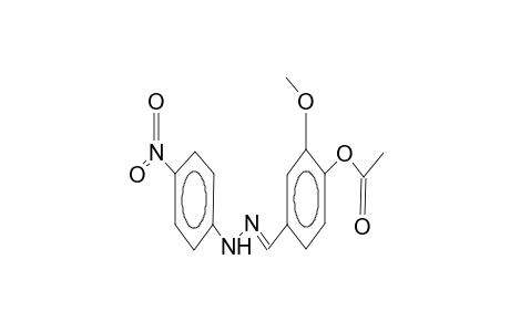 2-acetoxy-5-(4-nitrophenyl)hydrazonomethylanizole