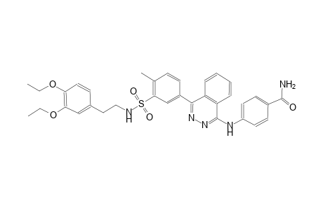 benzamide, 4-[[4-[3-[[[2-(3,4-diethoxyphenyl)ethyl]amino]sulfonyl]-4-methylphenyl]-1-phthalazinyl]amino]-