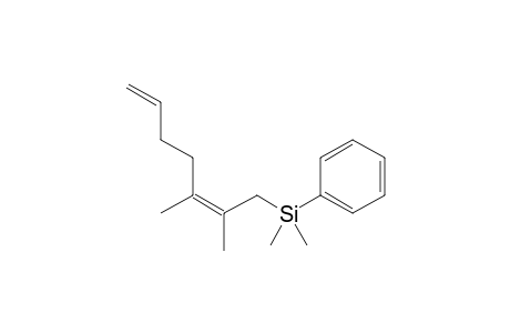 (5Z)-5,6-Dimethyl-7-(dimethylphenylsilyl)-1,5-heptadiene