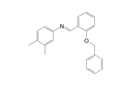 Benzene, 1-(2-benzyloxybenzylidenamino)-3,4-dimethyl-