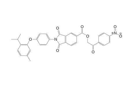 1H-isoindole-5-carboxylic acid, 2,3-dihydro-2-[4-[5-methyl-2-(1-methylethyl)phenoxy]phenyl]-1,3-dioxo-, 2-(4-nitrophenyl)-2-oxoethyl ester