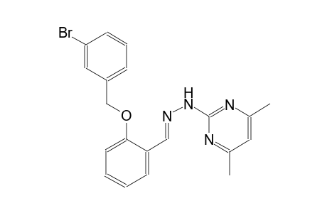 2-[(3-bromobenzyl)oxy]benzaldehyde (4,6-dimethyl-2-pyrimidinyl)hydrazone