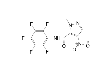 1-methyl-4-nitro-N-(2,3,4,5,6-pentafluorophenyl)-1H-pyrazole-5-carboxamide