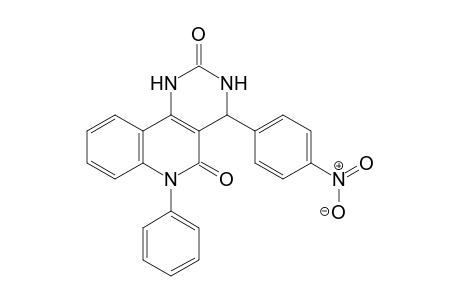 4-(4-Nitrophenyl)-6-phenyl-4,6-dihydropyrimido[5,4-c]quinoline-2,5(1H,3H)-dione